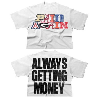 COLLEGE BOXY CROP TEE (Pre-order)